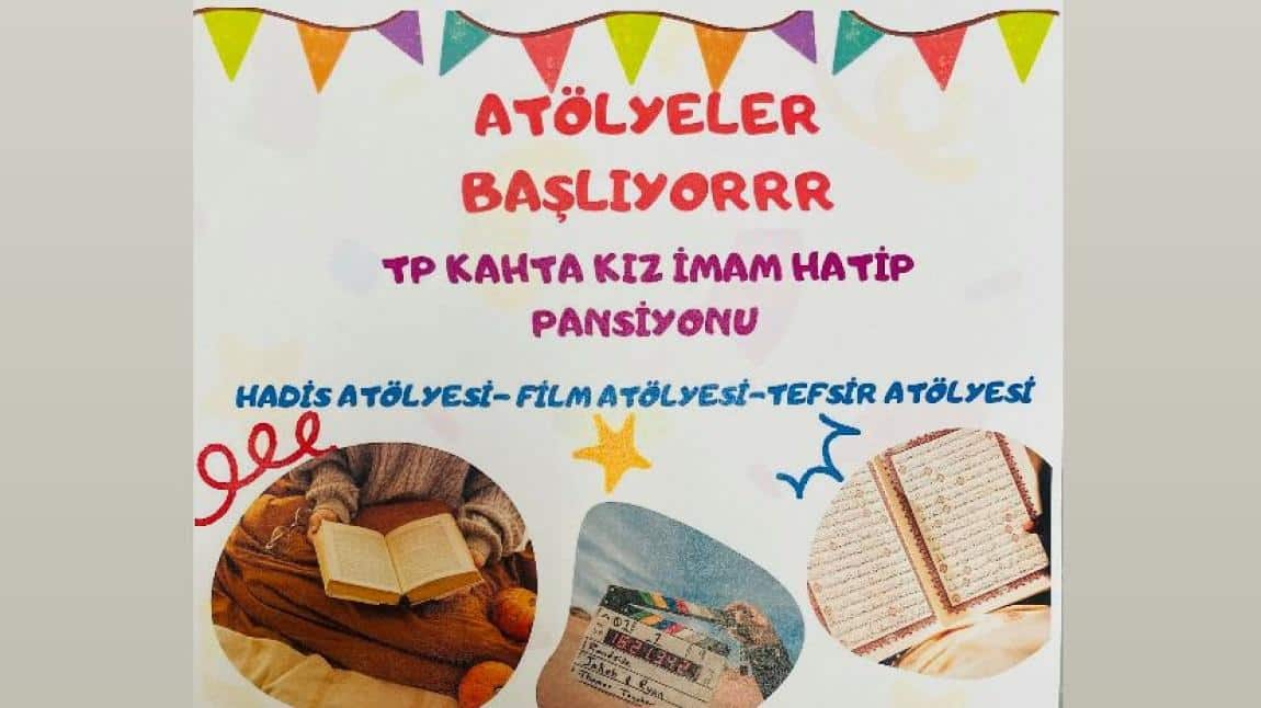 PANSİYONUMUZDA ATÖLYELER BAŞLIYOR