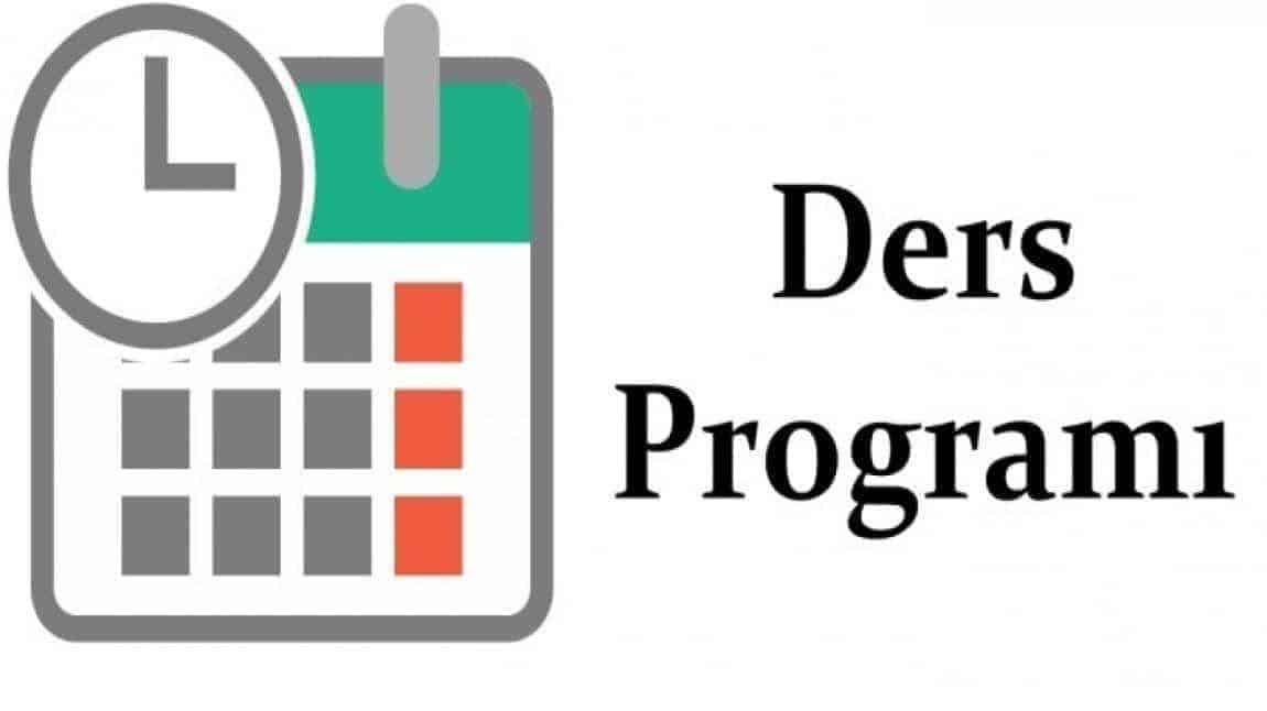 22.09.2025 Tarihinden İtibaren Geçerli Sınıf Ders Programları